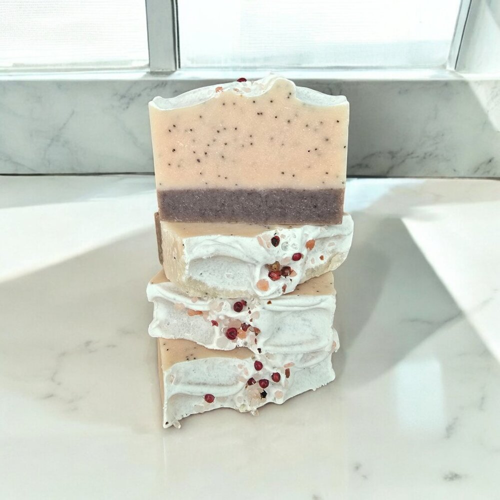 Natural soap for sensitive skin bar soap for dry skin, handcrafted vegan soap